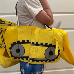 Yellow Construction Vehicle Kids Costume